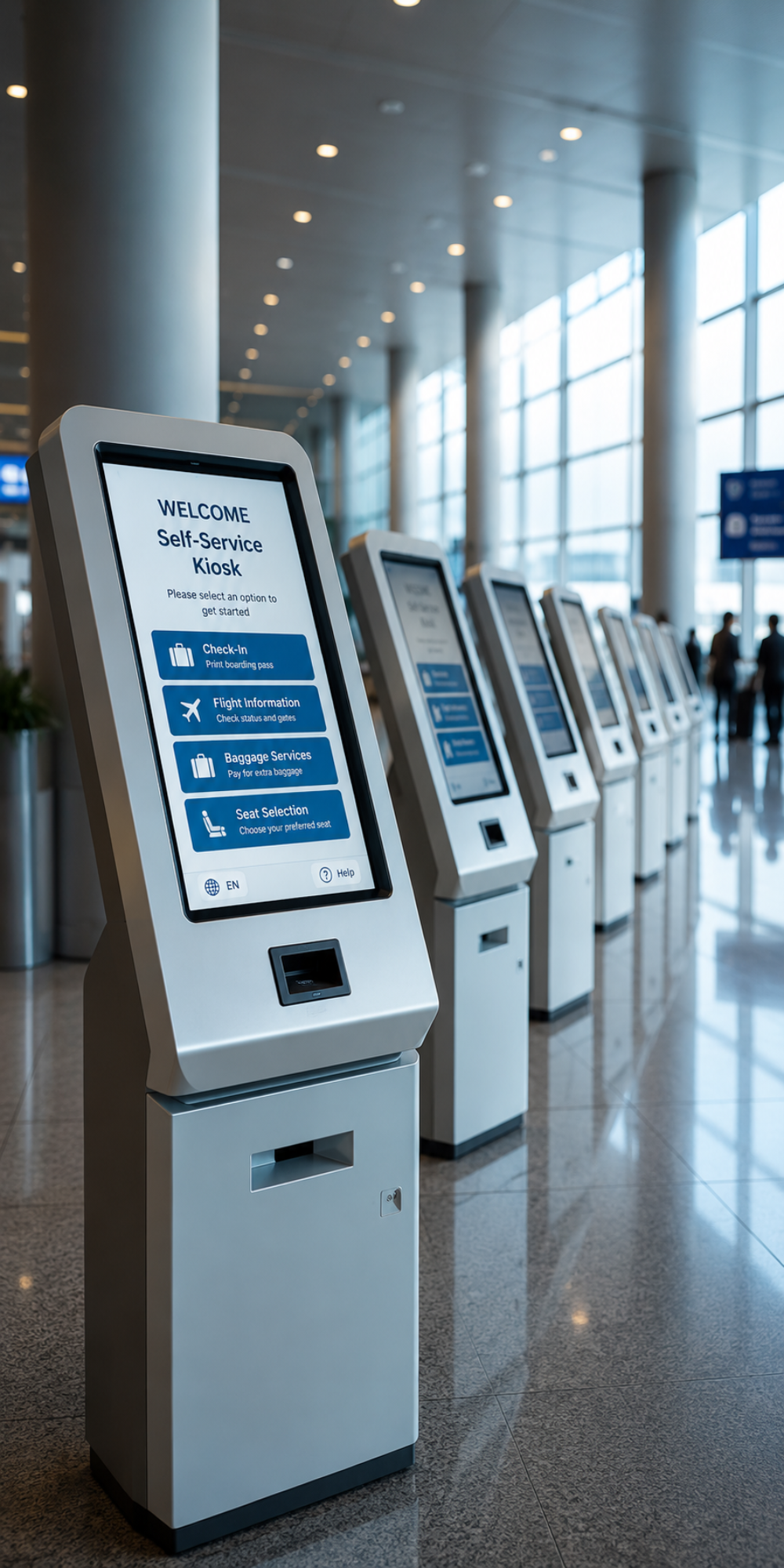 Self-service kiosk network managed through Intelisa cloud software
