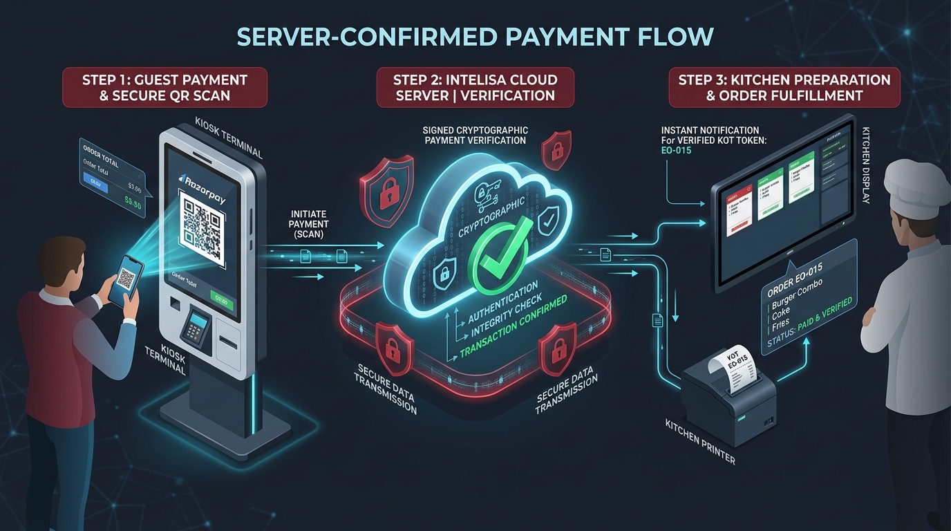 Server Confirmed Payment Flow Architecture