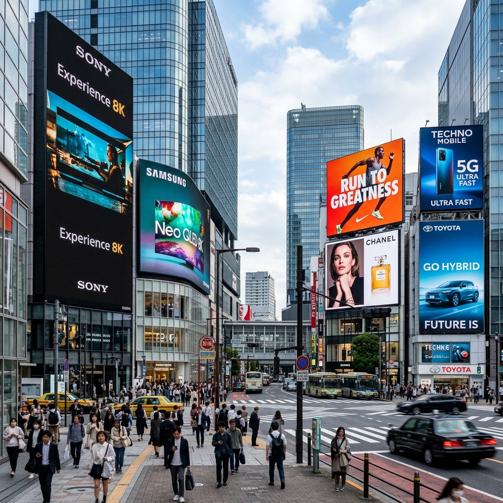 Digital Billboard Advertising Screens Powered by Intelisa
