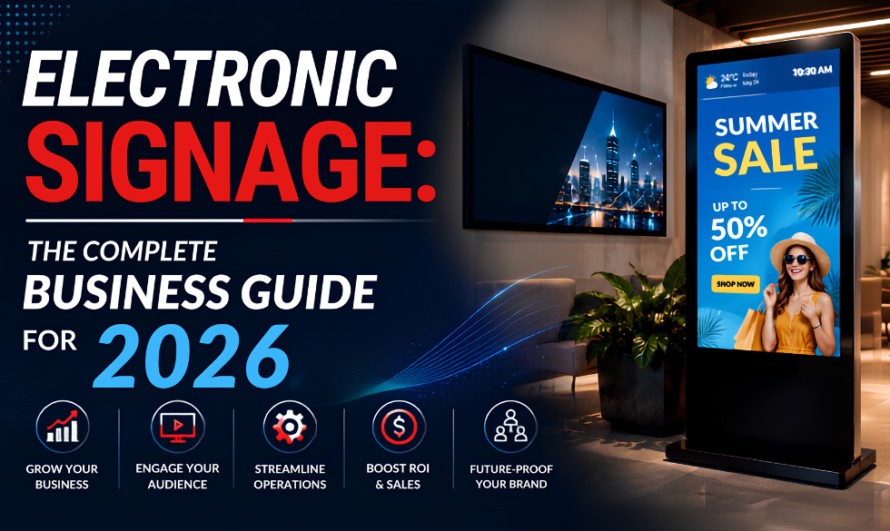 Electronic Signage The Complete Business Guide for 2026
