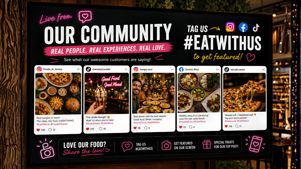 Display Live Social Media Feeds